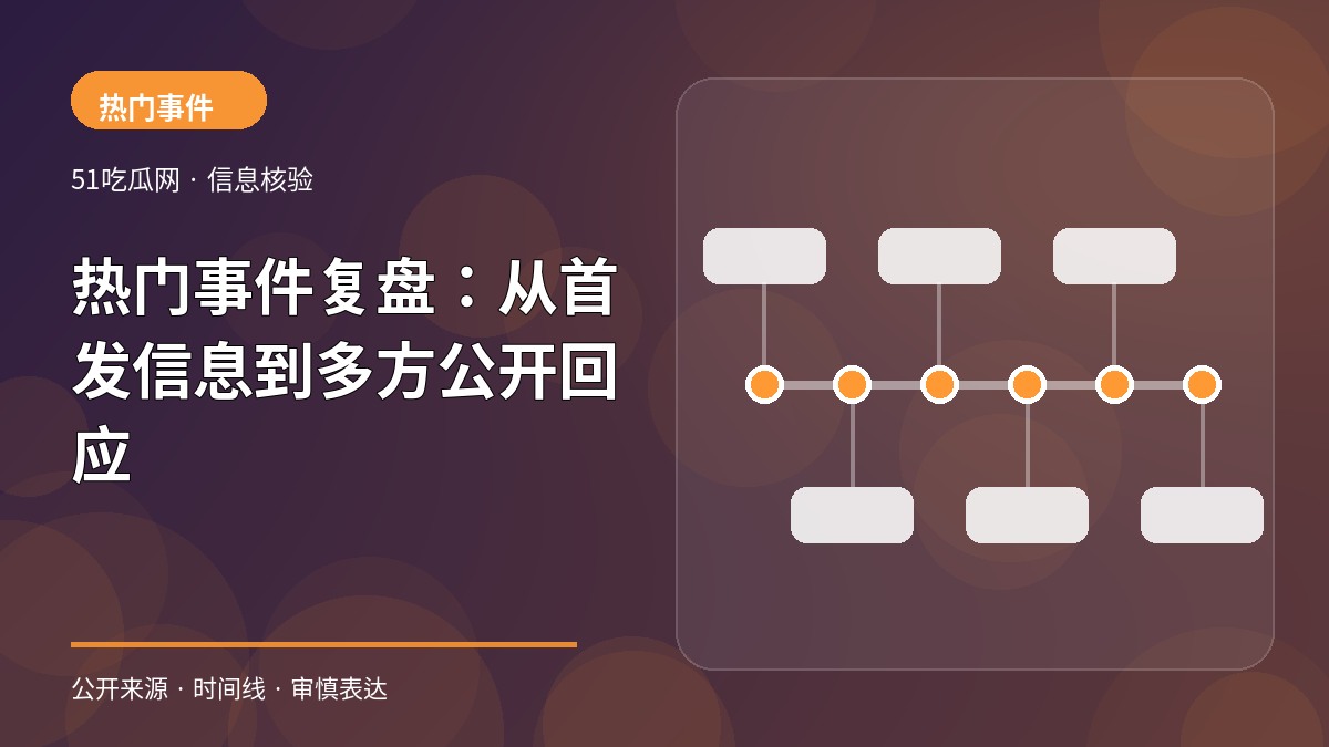 热门事件复盘：从首发信息到多方公开回应